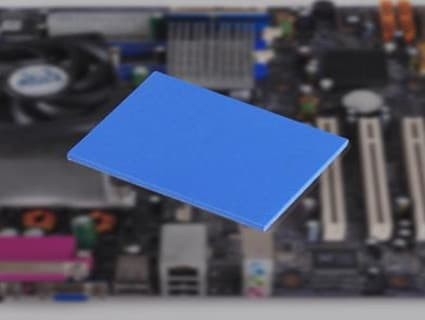 Protection thermique libre de silicone calorifuge sur l'épaisseur 1mm d'ordinateur portable pratique